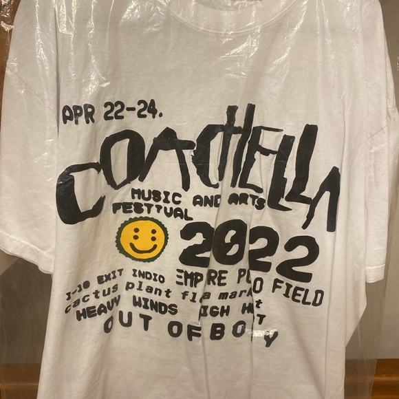 NEW - unisex COACHELLA - STREETWEAR Short Sleeve Tour Shirt; Size: XL - Picture 2 of 5